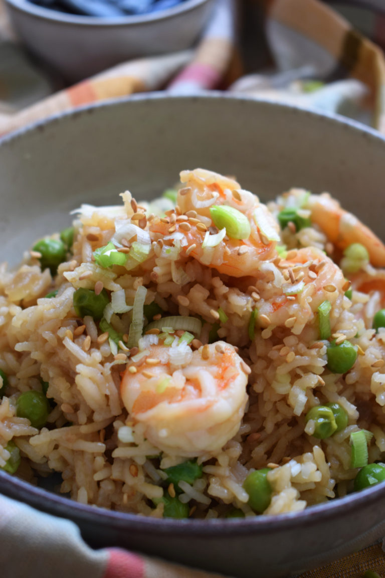 Easy Teriyaki Shrimp And Rice Julia S Cuisine