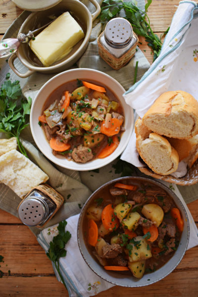 Slow Cooker Beef Vegetable Stew Julia S Cuisine