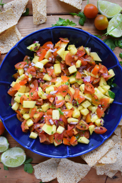 Mango Pico De Gallo Julia S Cuisine