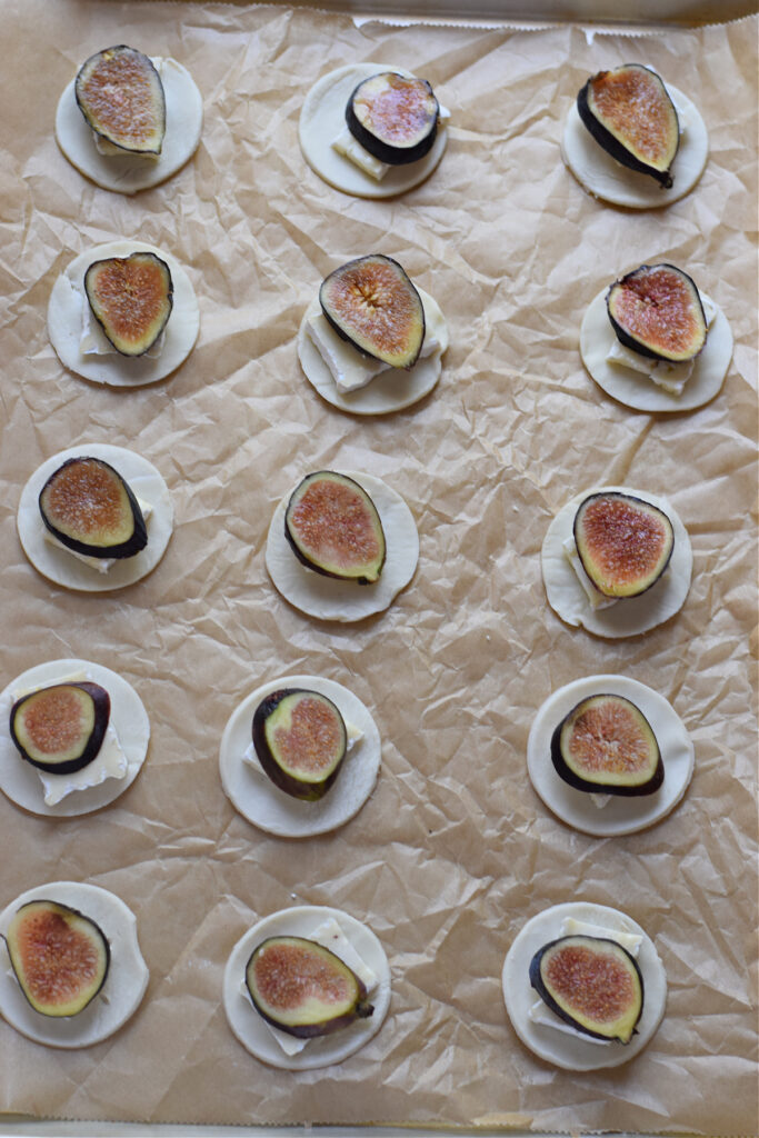 Ready to bake fig tarts.