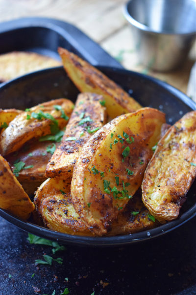 Paprika Spiced Potato Wedges - Julia's Cuisine