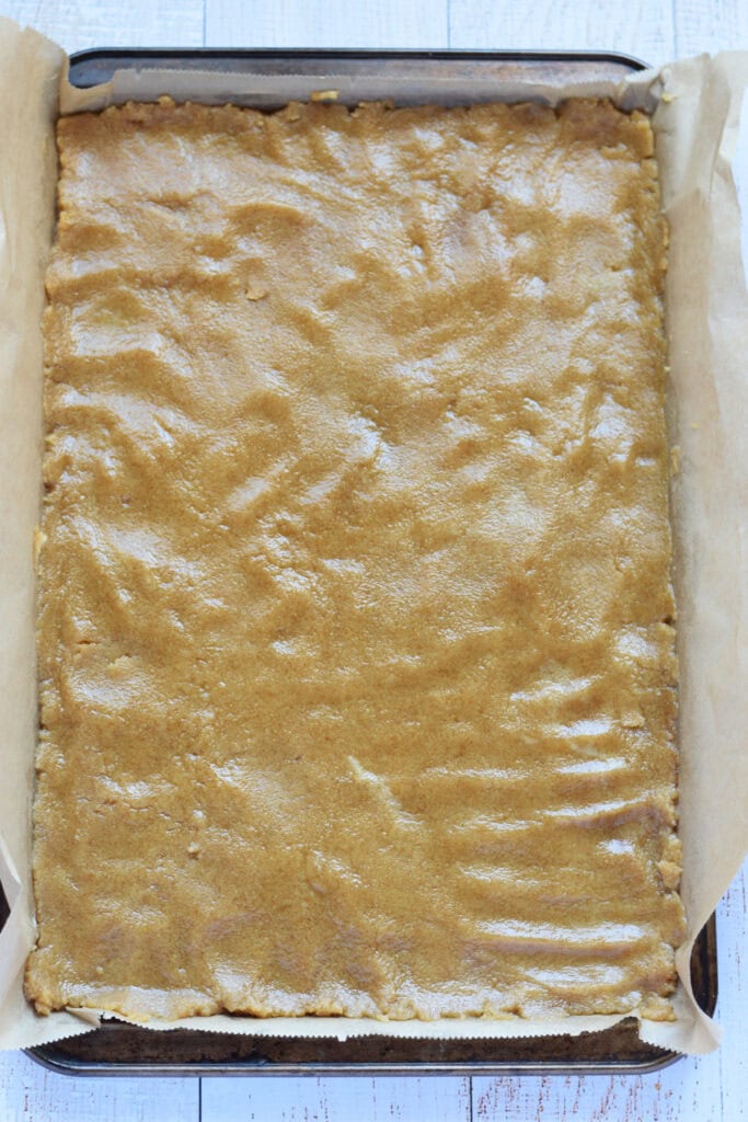 Ready to bake cookie base.