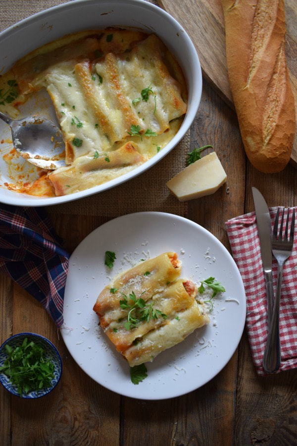 Chicken & Spinach Cannelloni IMAGE