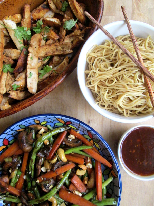 Chicken & Vegetable Noodle Stir Fry - Julia's Cuisine