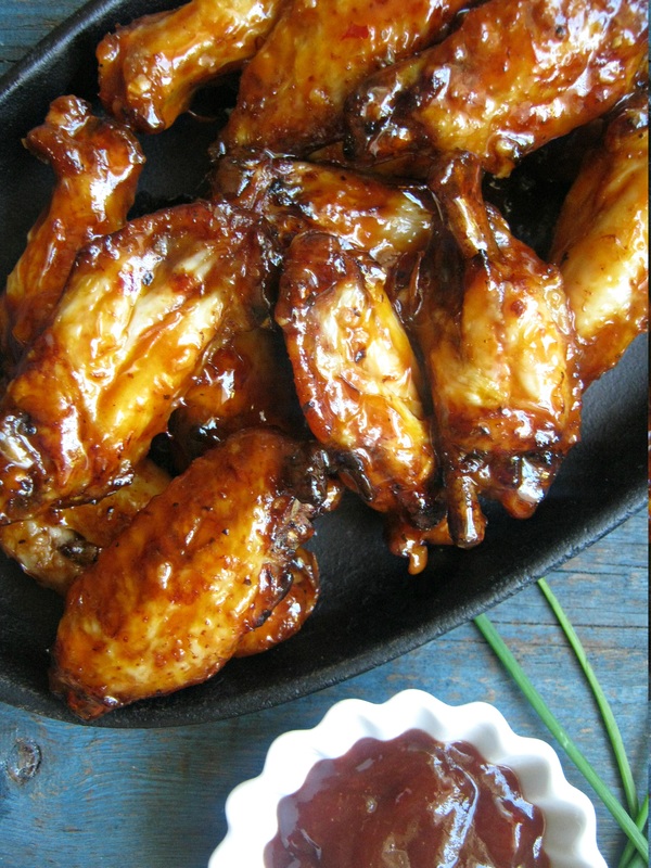 close up of the hot wings