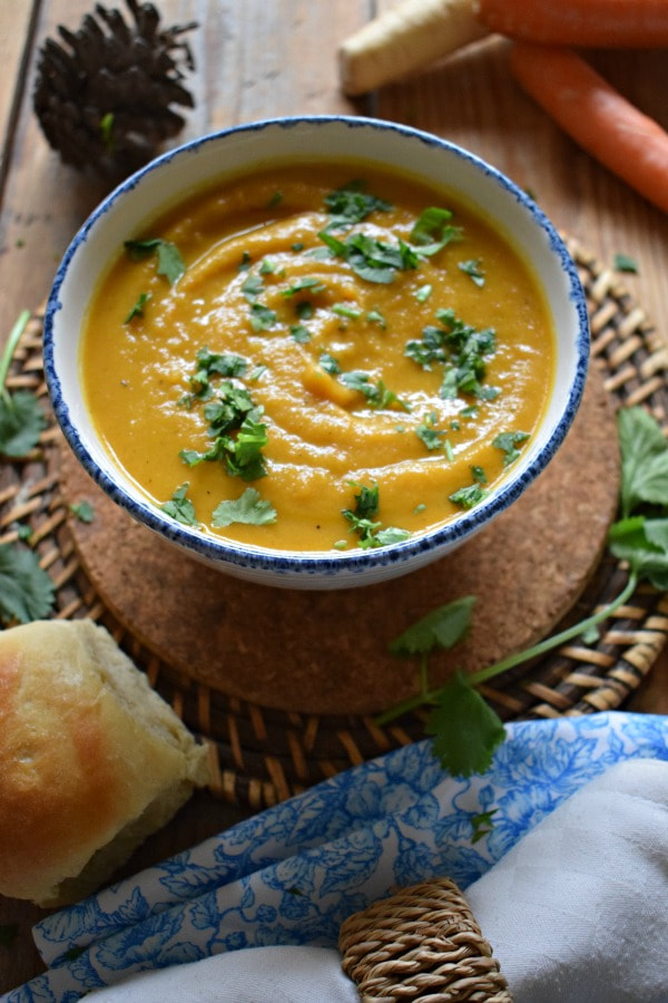 parnisp and carrot soup