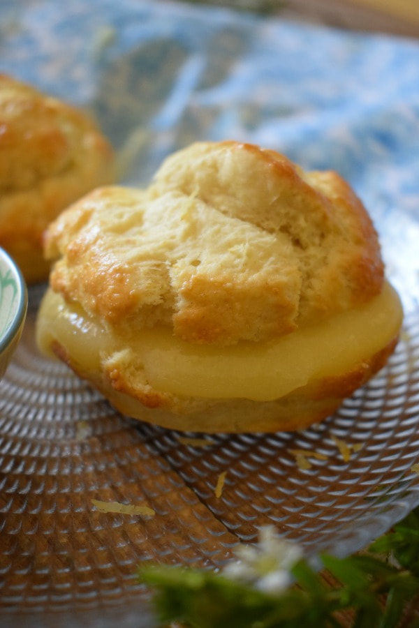 Lemon Curd Filled Scones - Julia's Cuisine