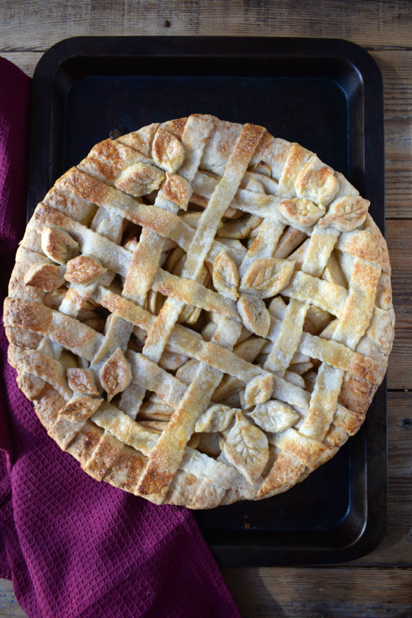 Over head view of the Classic Apple Pie