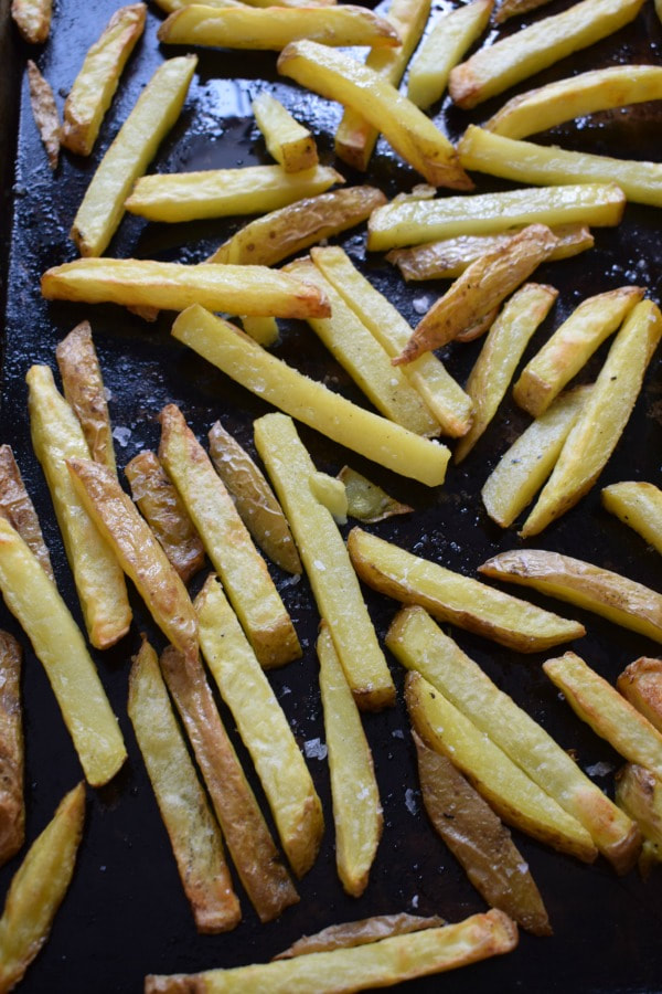 Freshly cooked Crispy Oven Fries