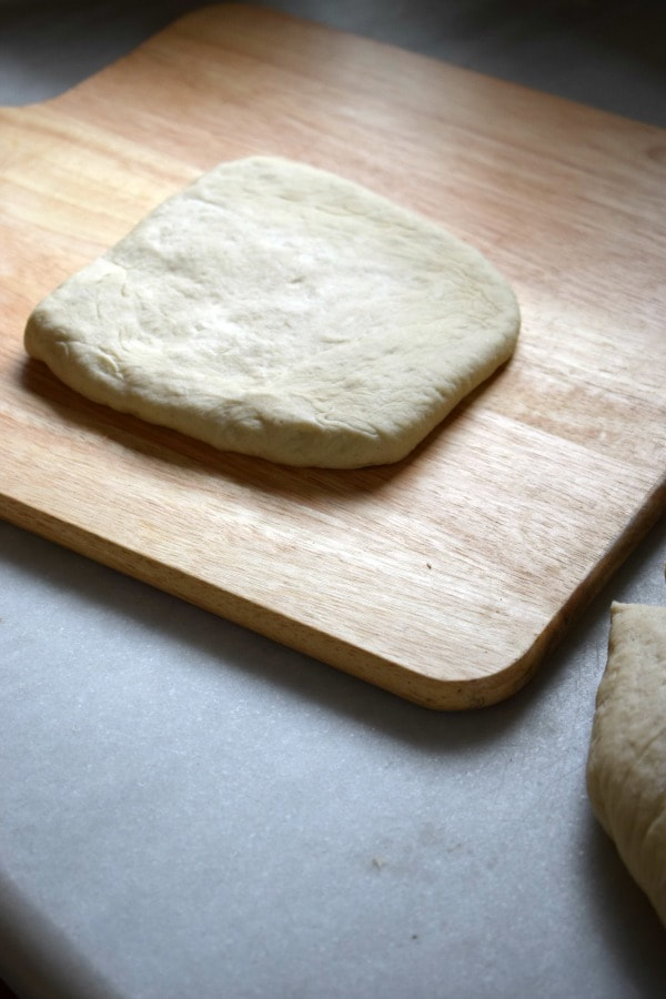 dough on a board
