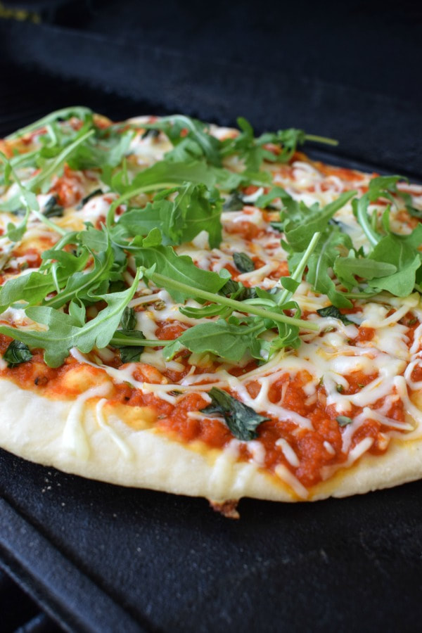 Arugula & Basil Grilled Pizza