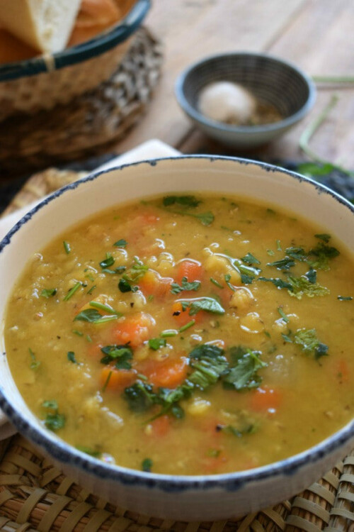 Split Pea & Carrot Soup - Julia's Cuisine