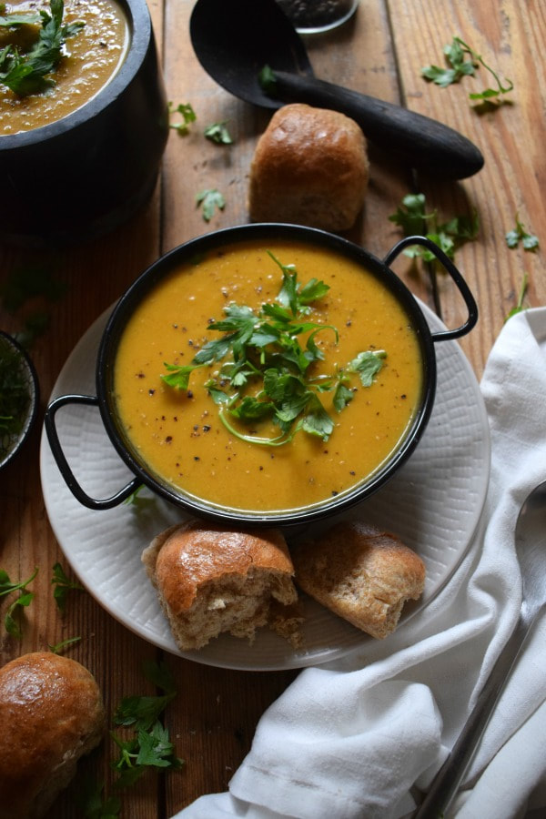Coconut Curried Butternut Squash Soup