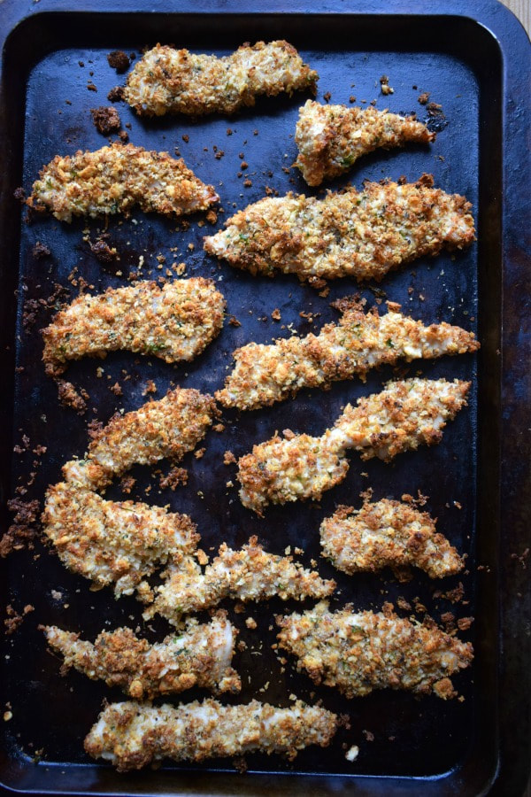 parmesan crusted turkey tenders photo