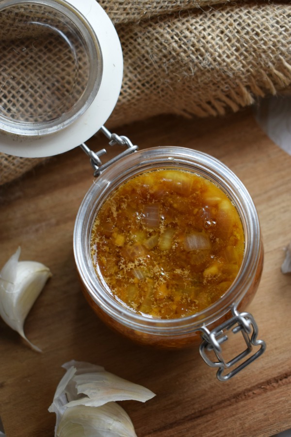 Honey Garlic Sauce in a jar