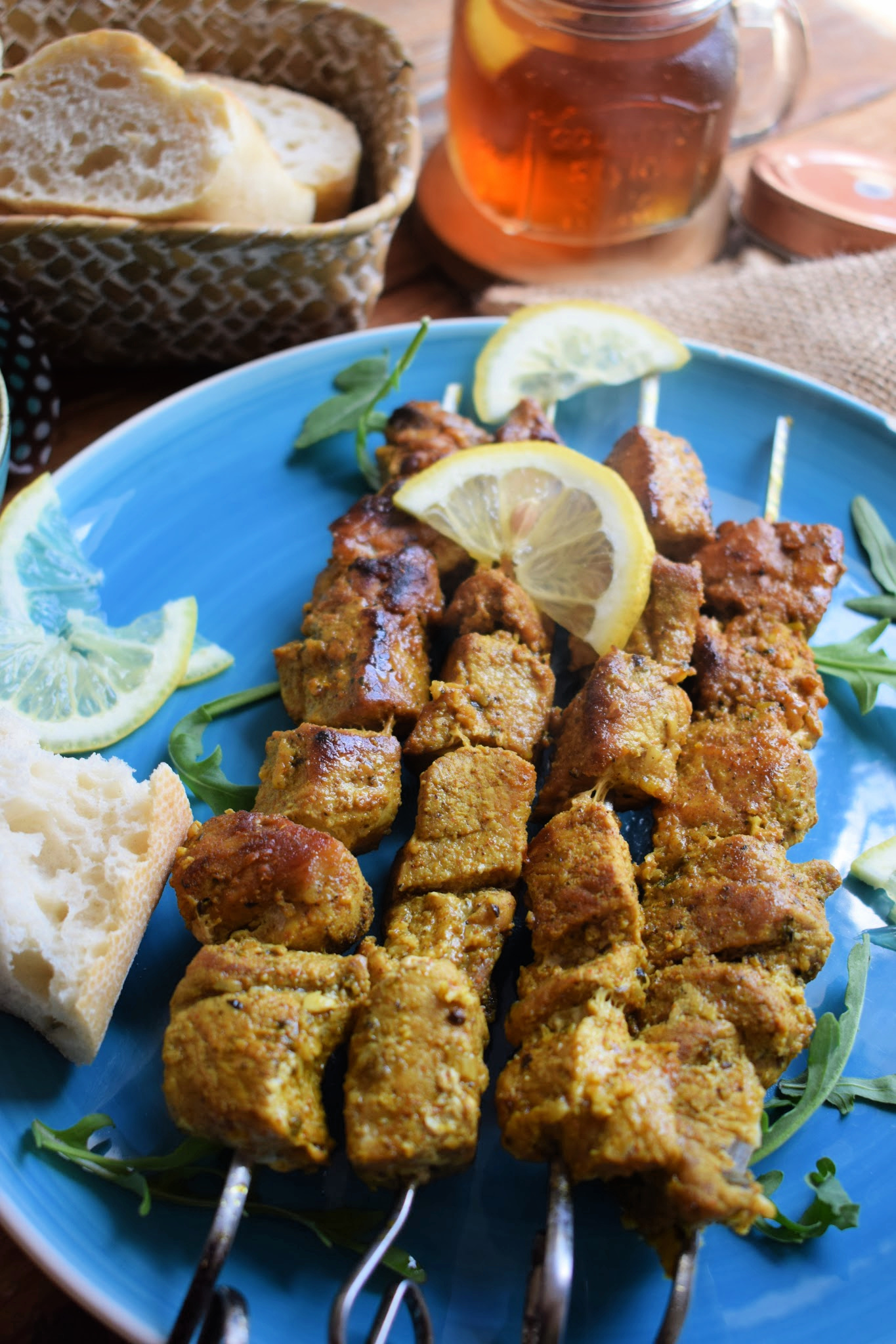 Moroccan spiced Pork Kebabs - Julia's Cuisine