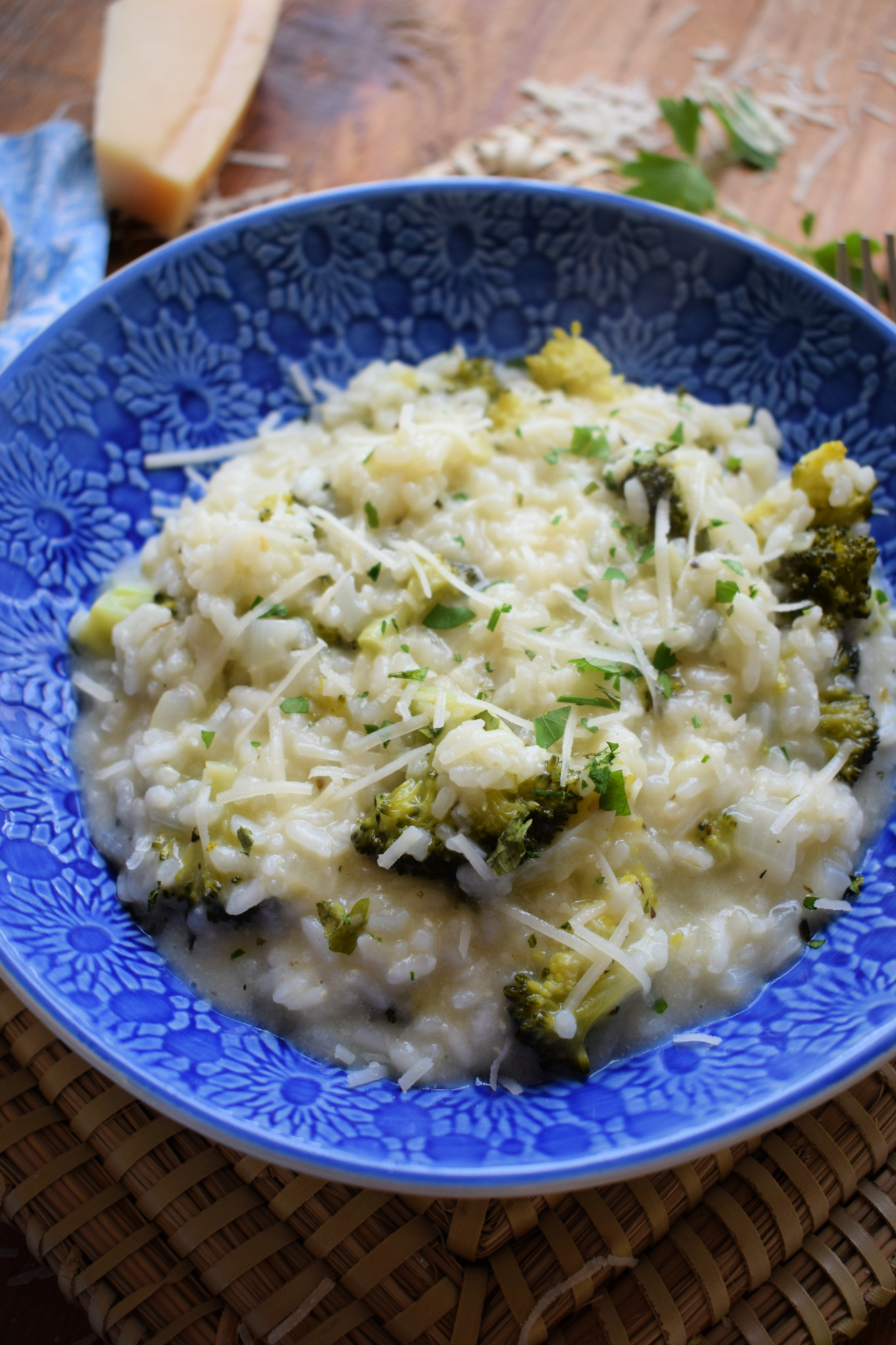 Creamy Broccoli Risotto Julia's Cuisine