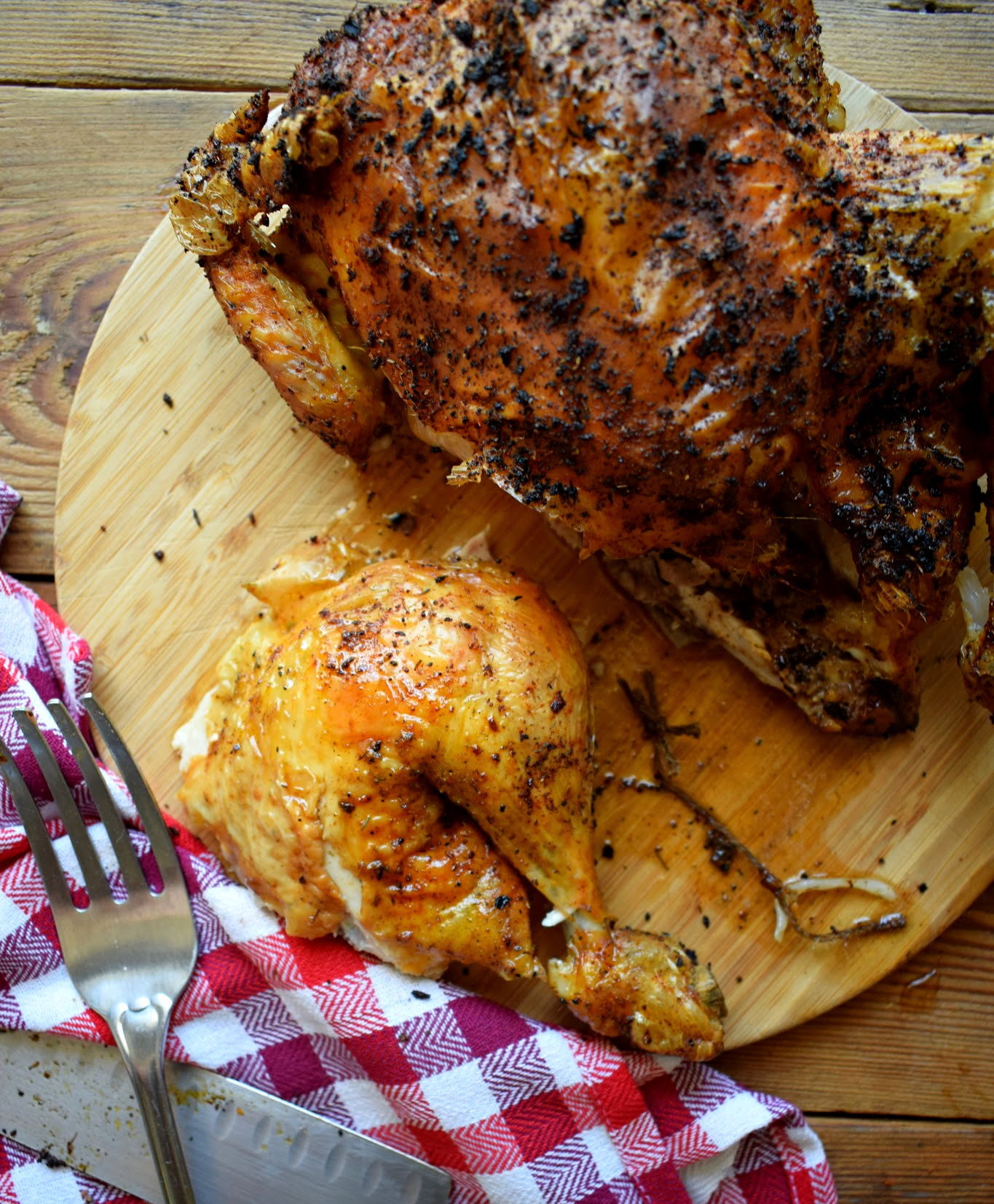 Oven Roasted Rotisserie Style Chicken - Julia's Cuisine