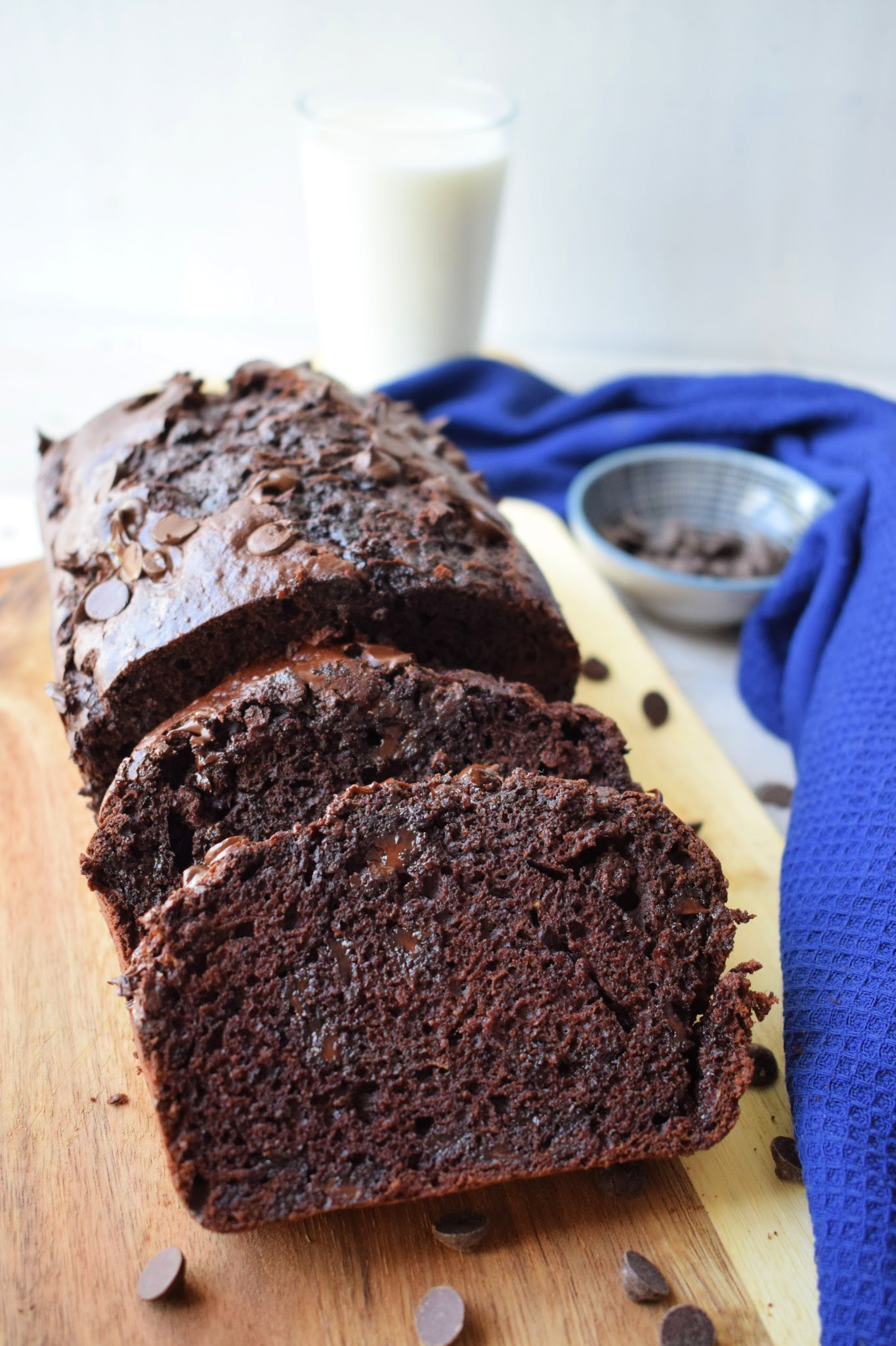 Chocolate Zucchini Loaf Cake - Julia's Cuisine