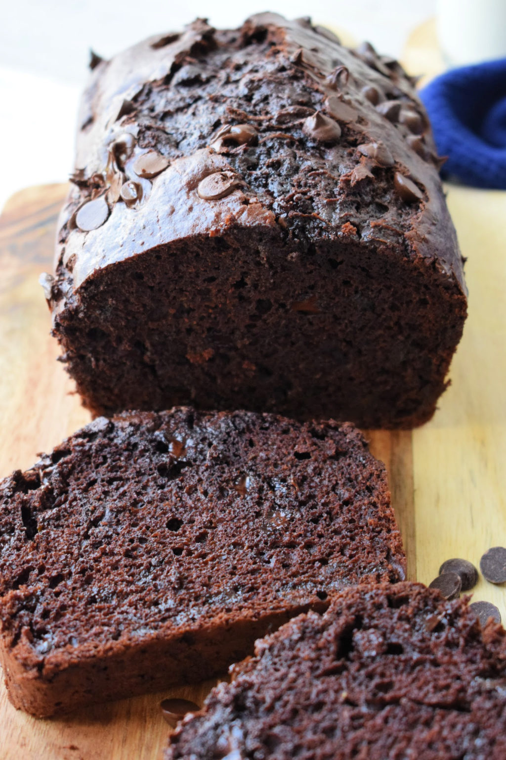 Chocolate Zucchini Loaf Cake - Julia's Cuisine