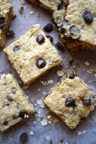 Chocolate Chip Oat Squares - Julia's Cuisine