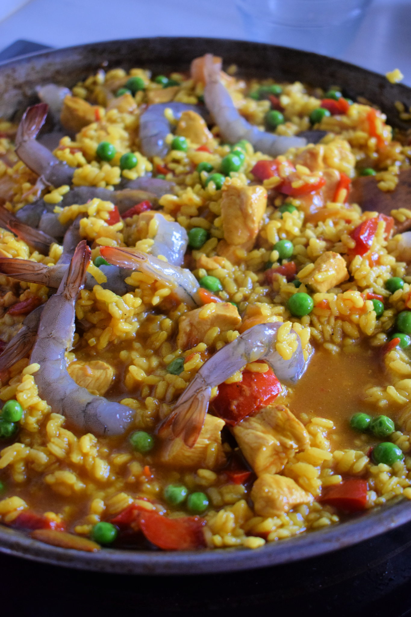 Chicken & Shrimp Paella - Julia's Cuisine