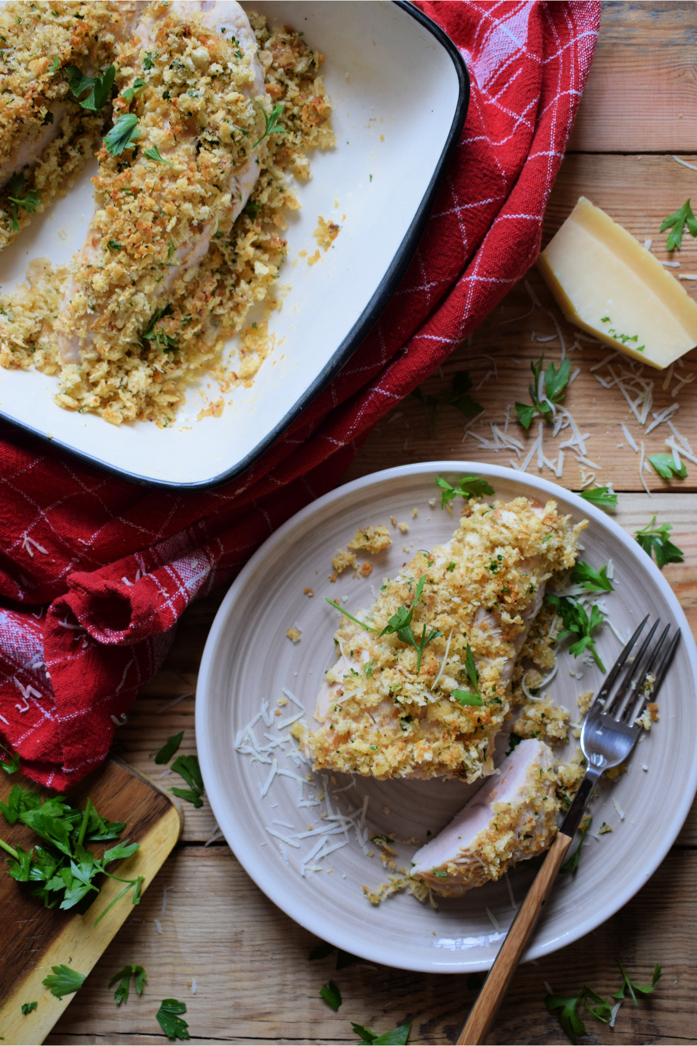 Stuffing Topped Roasted Turkey Tenderloin - Julia's Cuisine