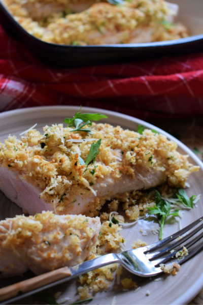 Stuffing Topped Roasted Turkey Tenderloin Julia S Cuisine