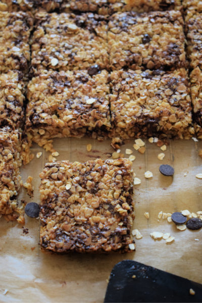 Chocolate Chip Flapjacks - Julia's Cuisine