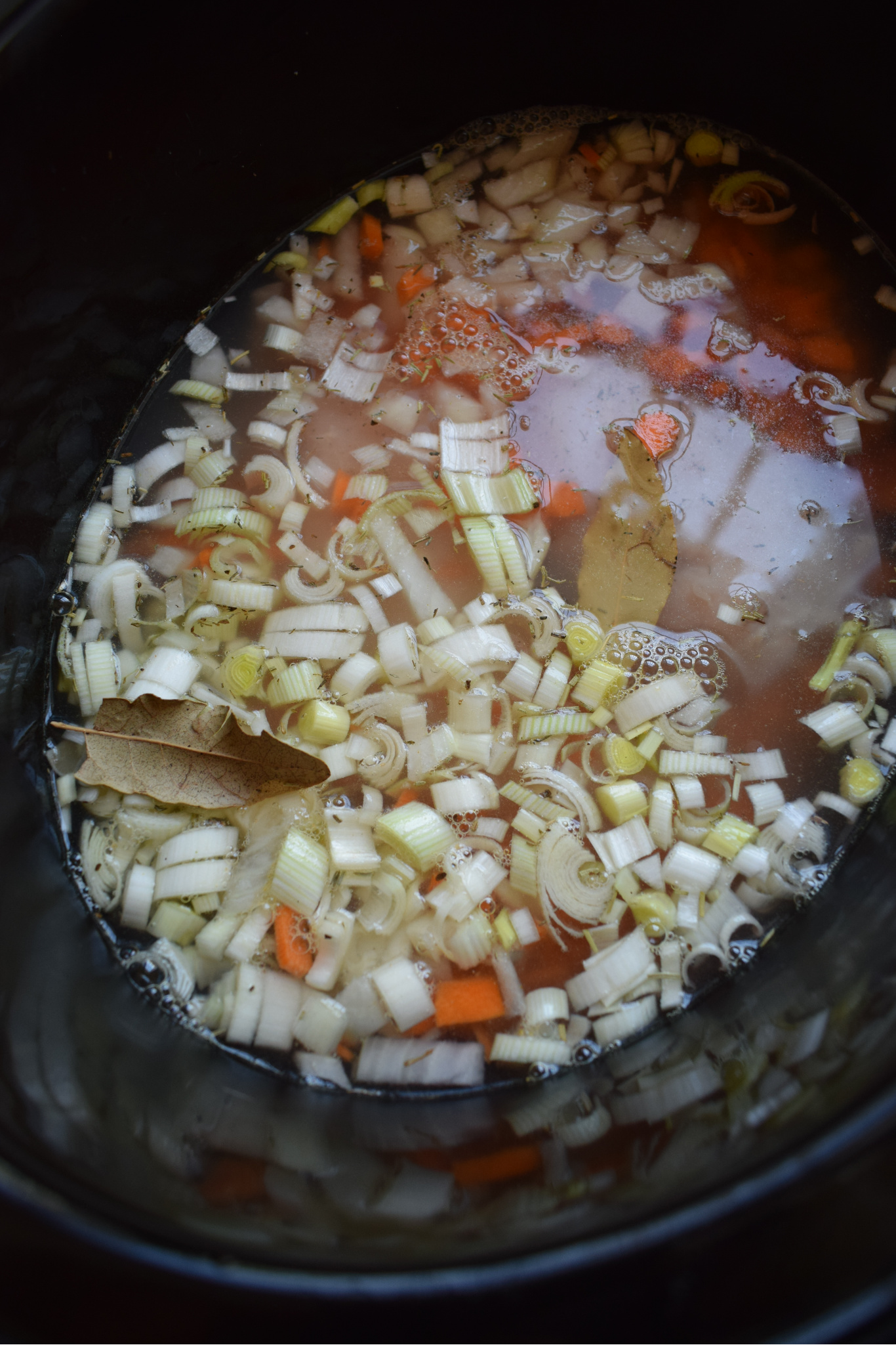 Slow Cooker Chicken Noodle Soup - Julia's Cuisine