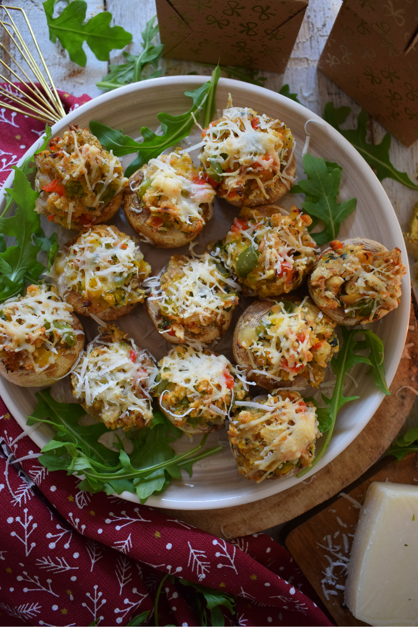 Italian Stuffed Mushrooms Julia S Cuisine