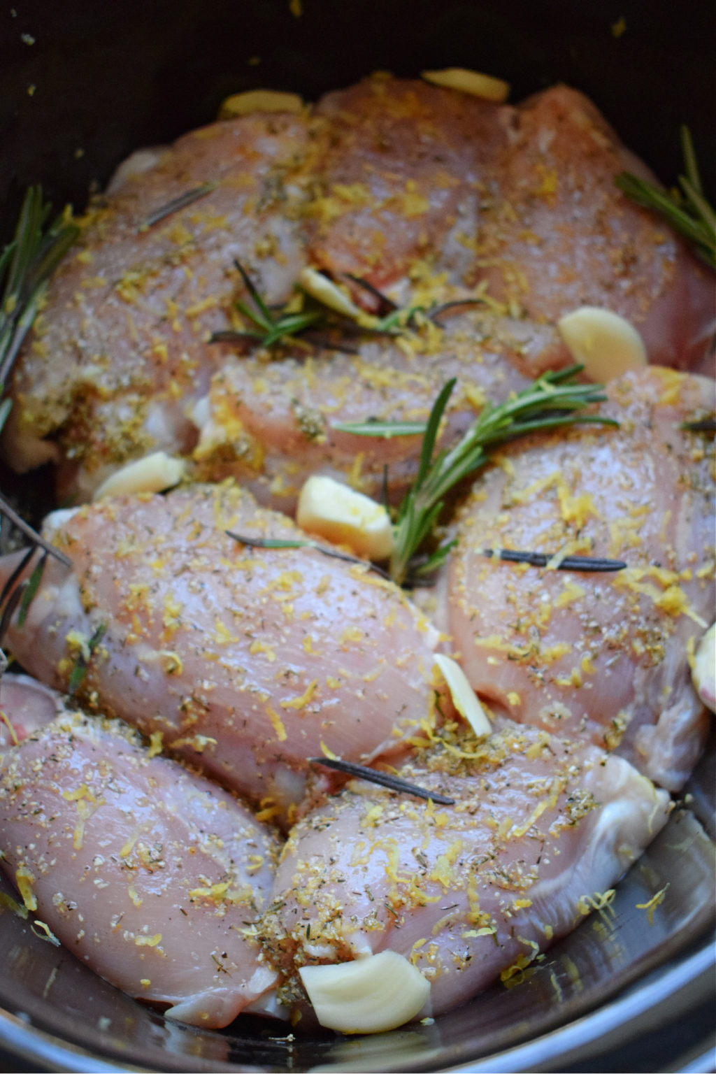 Slow Cooker Lemon and Rosemary Chicken Julia's Cuisine