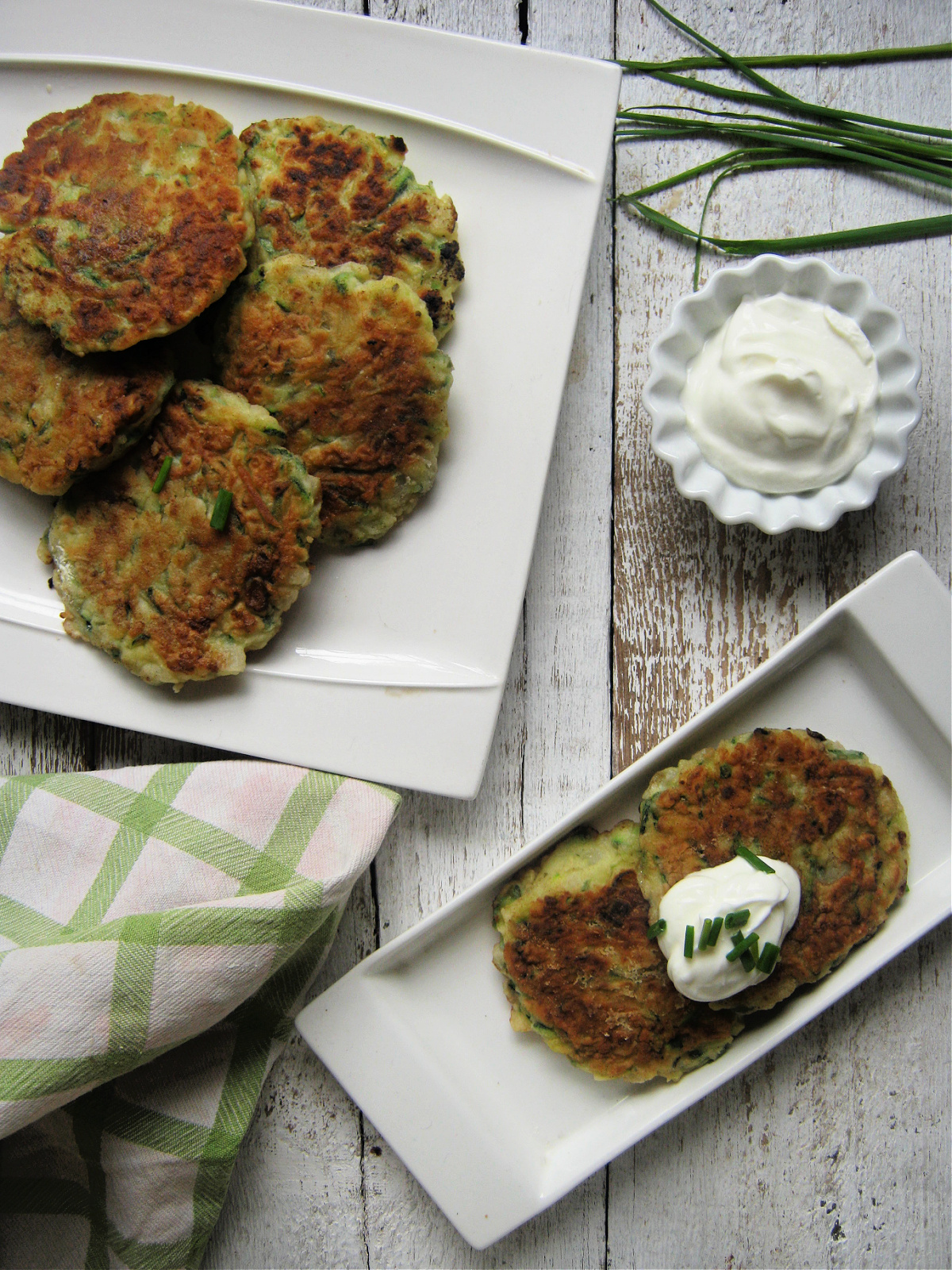 Zucchini Fritters - Julia's Cuisine