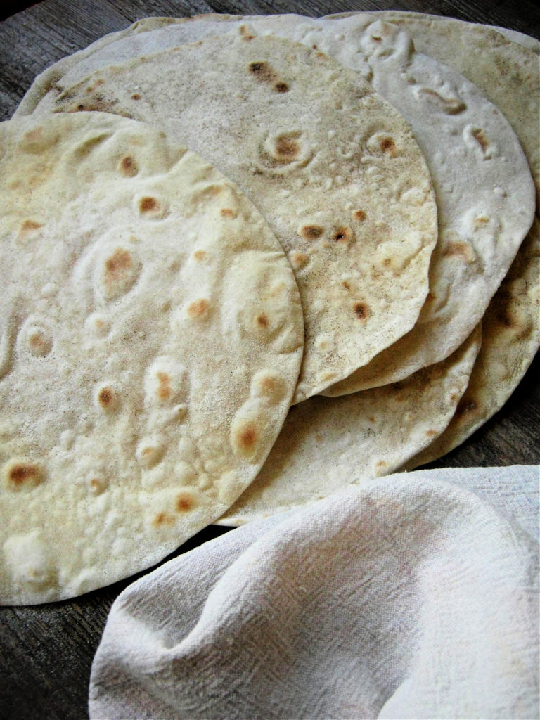 A stack of Homemade Chapati Recipe