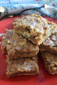 close up of the maple cookies