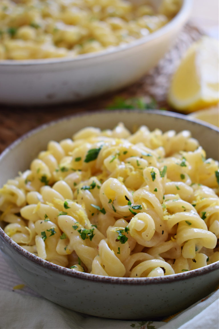 Lemon Garlic Butter Pasta Julia's Cuisine