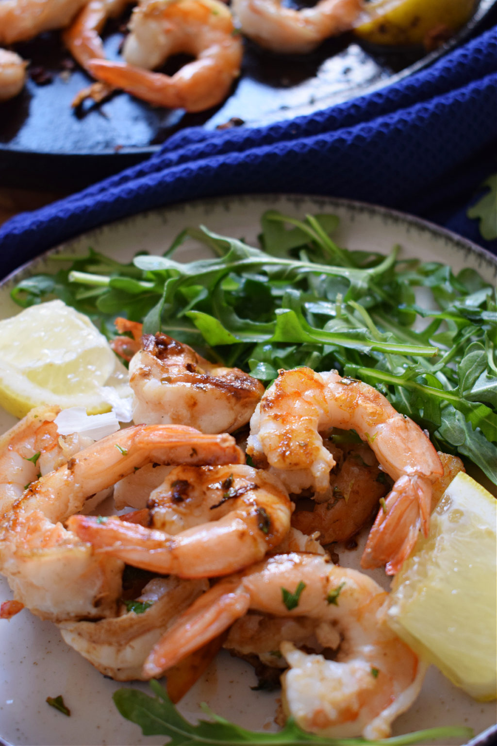 Zesty Lemon Sauteed Shrimp (Cooked in a Skillet) - Julia's Cuisine
