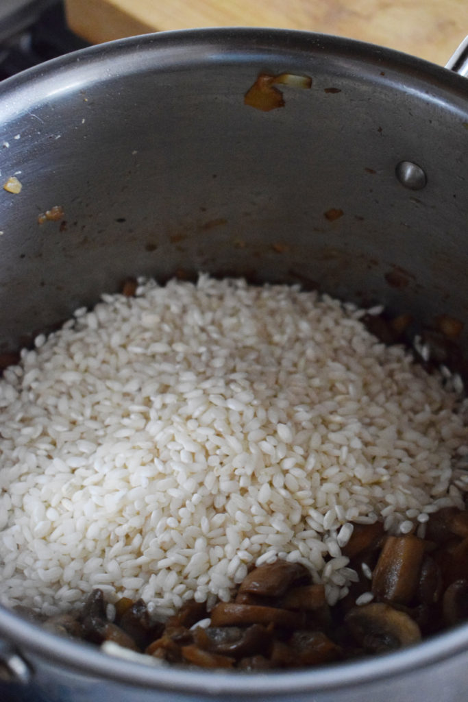 Add rie to make risotto.