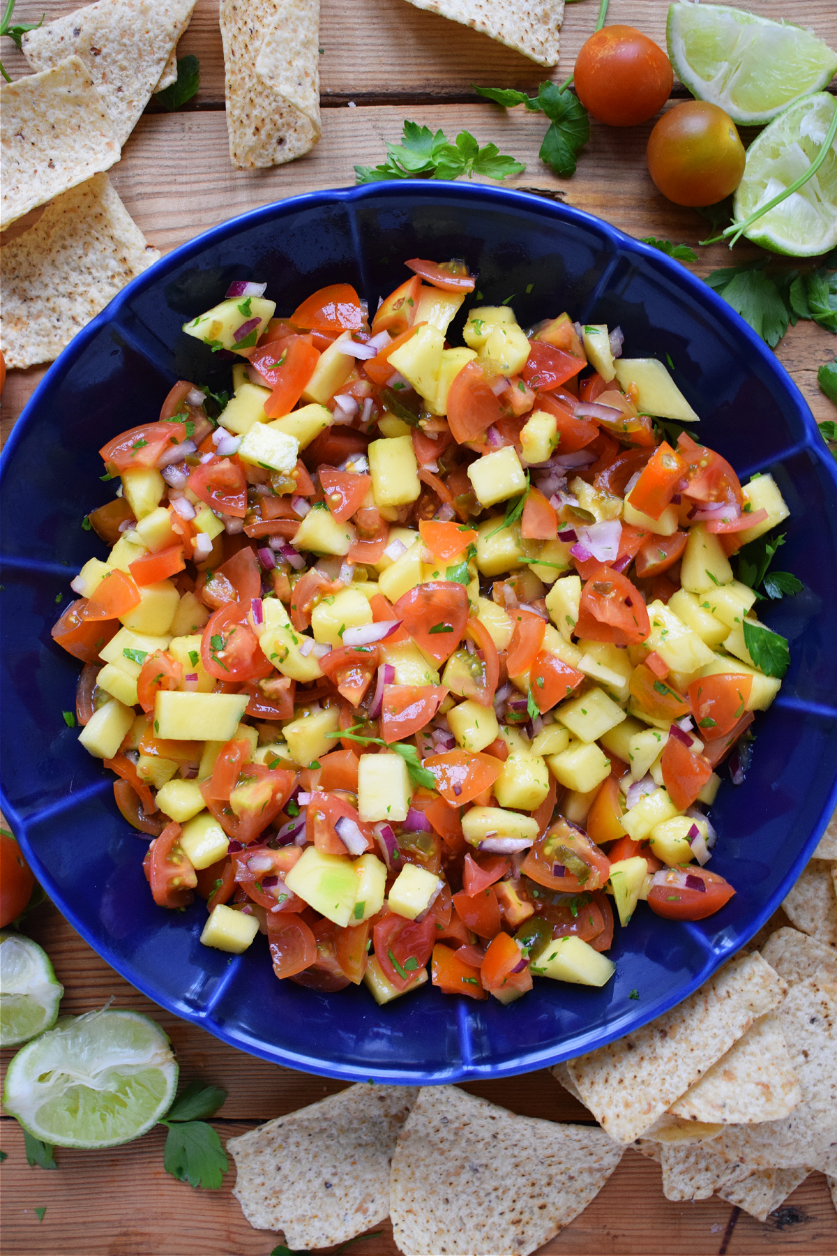 Mango Pico De Gallo - Julia's Cuisine