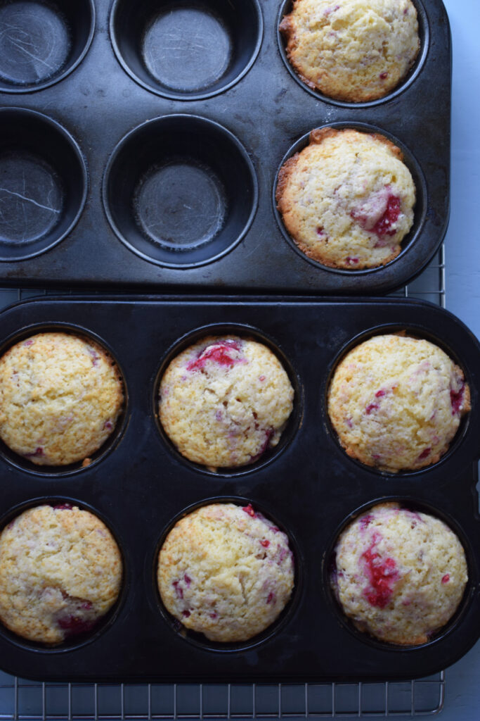 Fresh baked muffins.