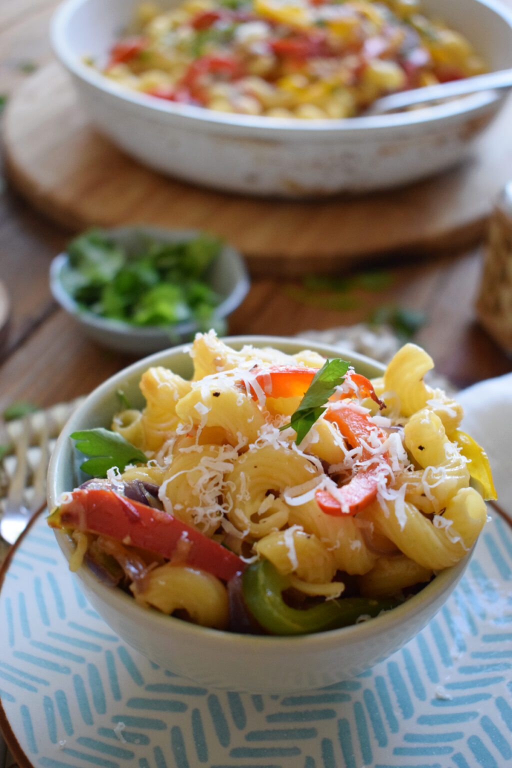 Bell Pepper Pasta Salad - Julia's Cuisine