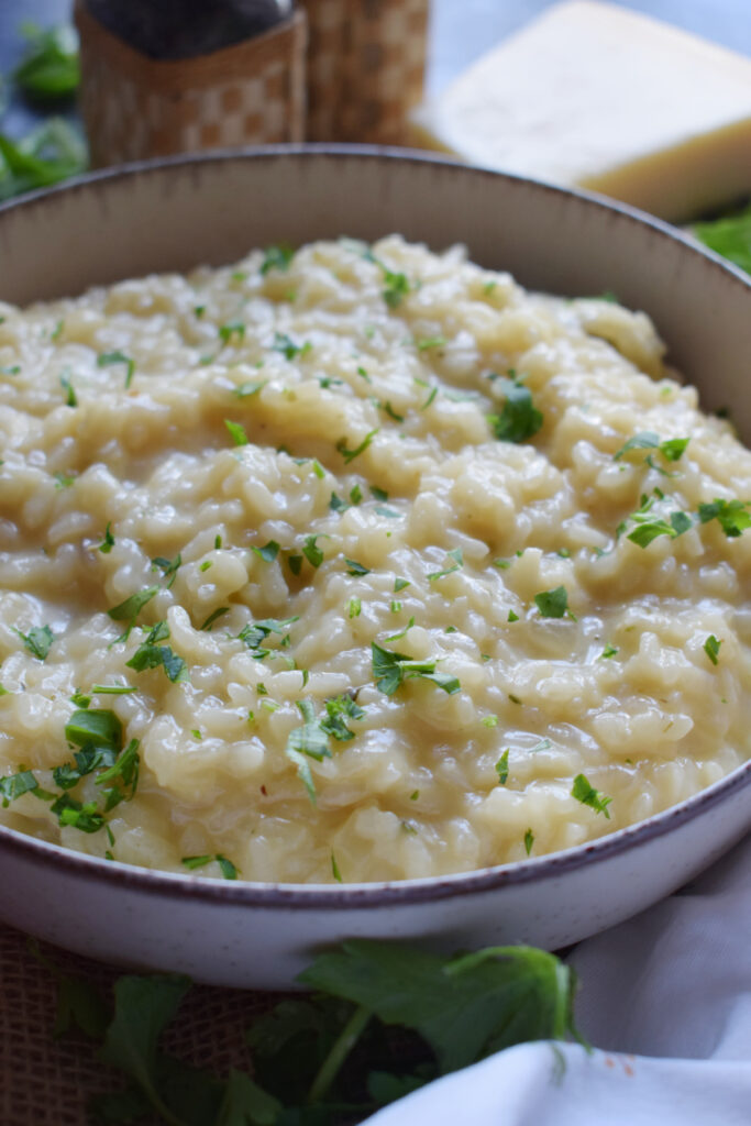 Risotto in a bowl.