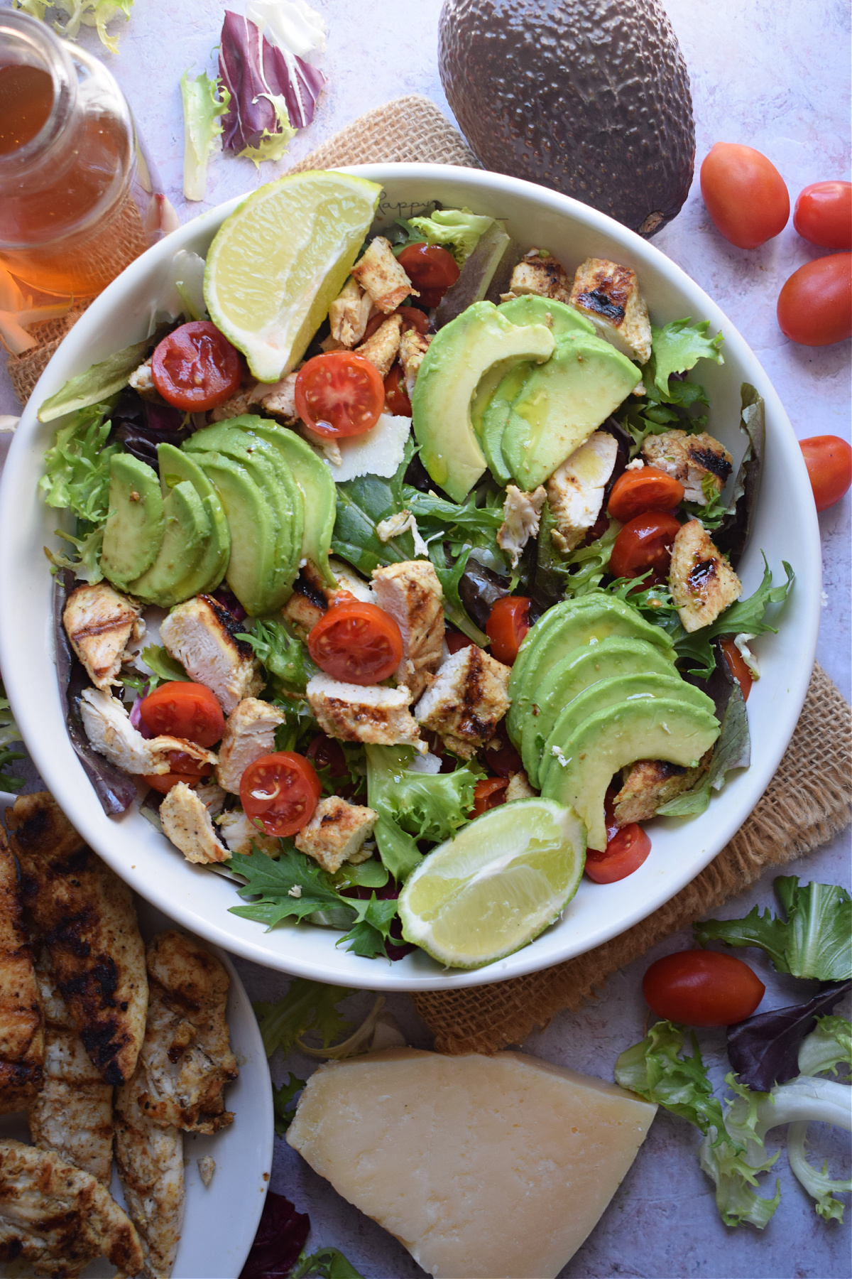 Grilled Chicken & Avocado Salad - Julia's Cuisine