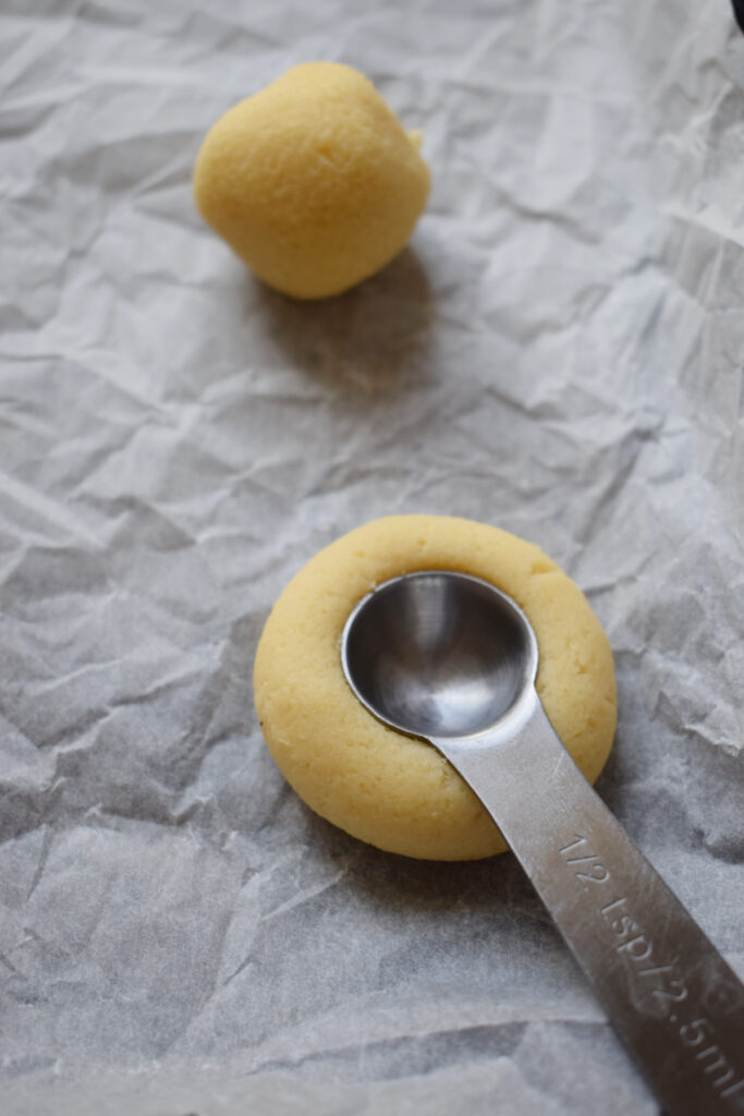 Make a print in cookie dough.