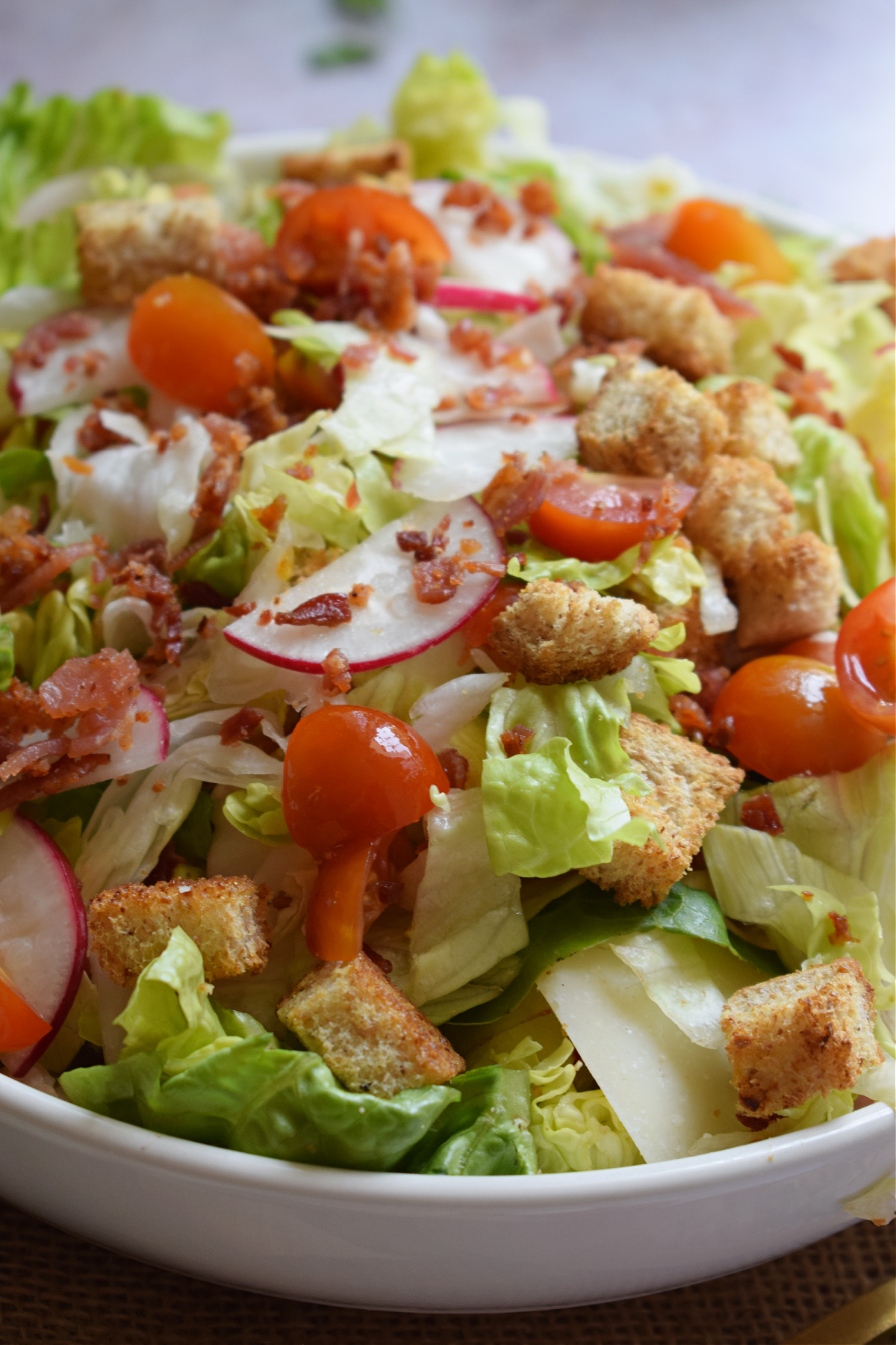 Bacon Tomato Salad - Julia's Cuisine