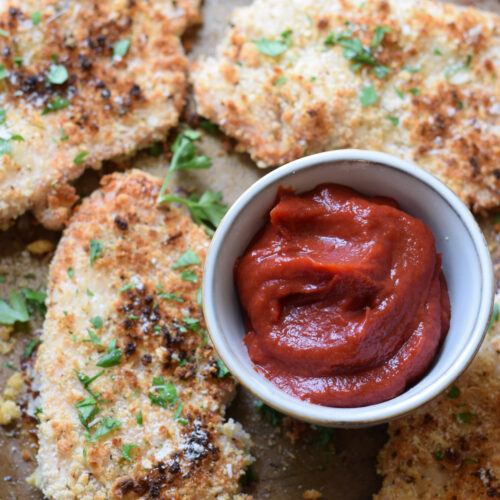 Parmesan Crusted Turkey Cutlets Recipe - Delicious Little Bites