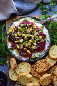 Cranberry Whipped Feta Dip - Julia's Cuisine