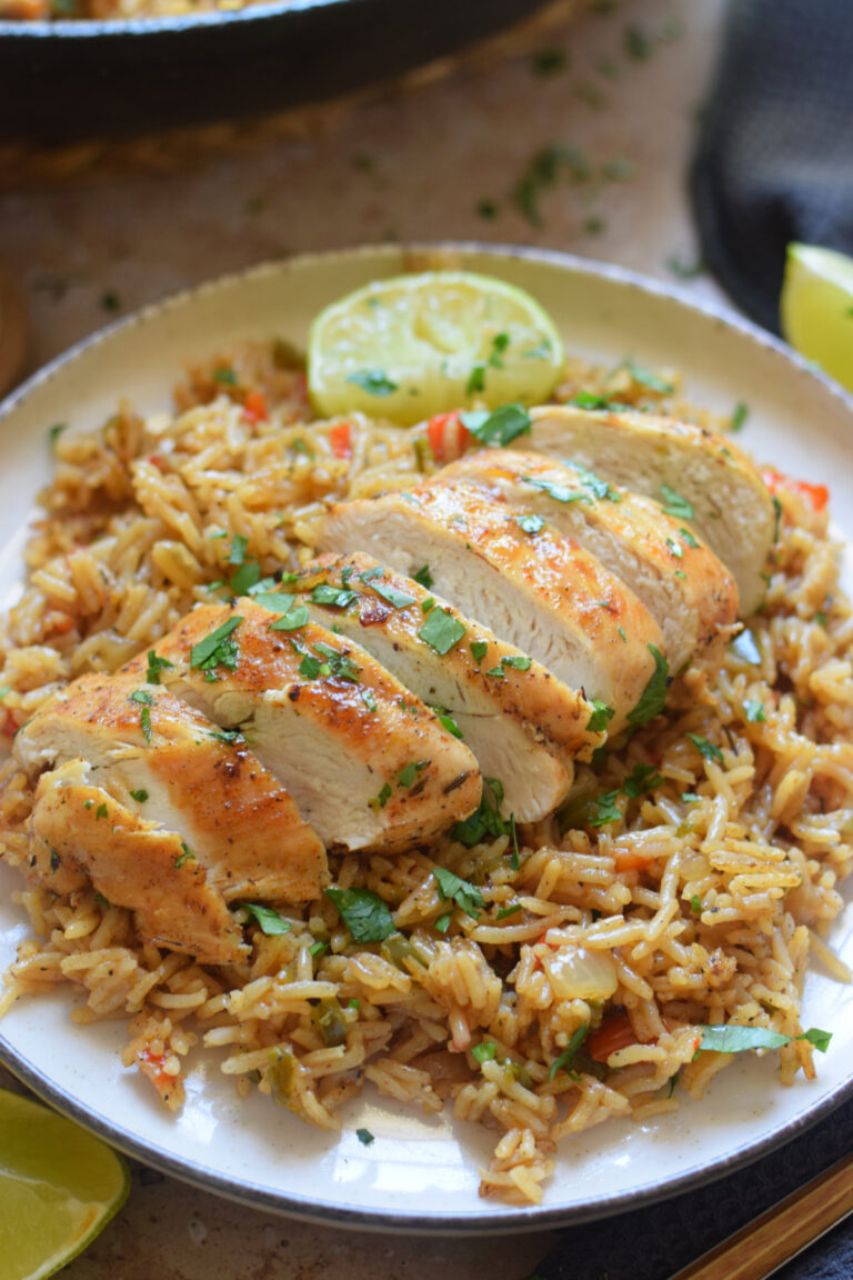 One Pan Cajun Chicken and Rice - Julia's Cuisine