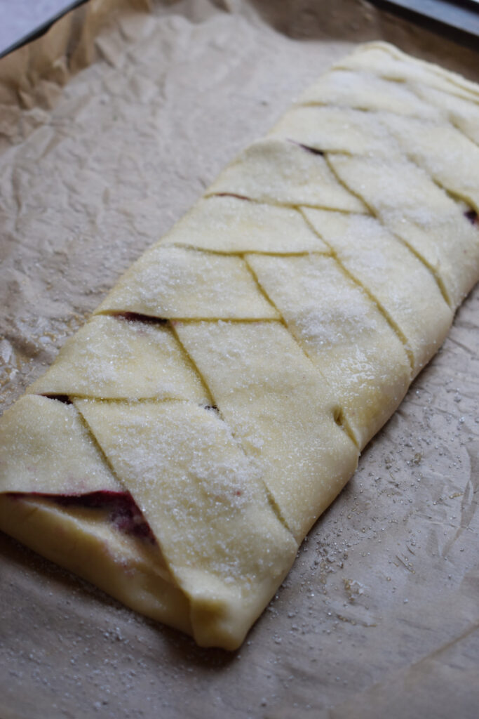 Pastry danish ready to bake.