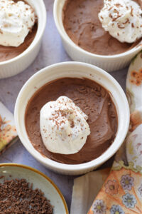 Easy chocolate mousse recipe.